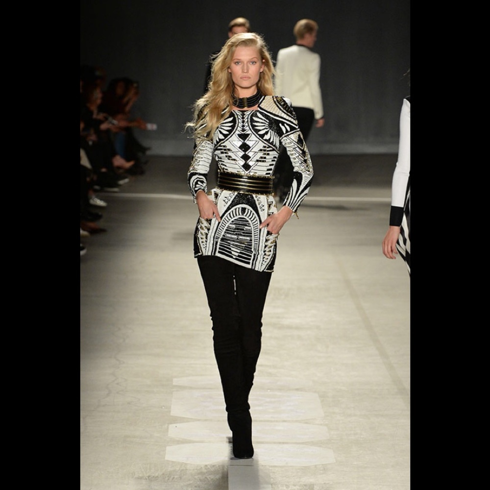 Balmain Beaded Mini Dress Size 6